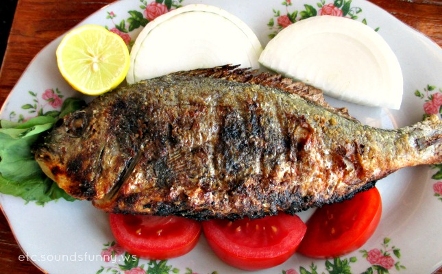 Al Fanar Restaurant Sea Brim grilled